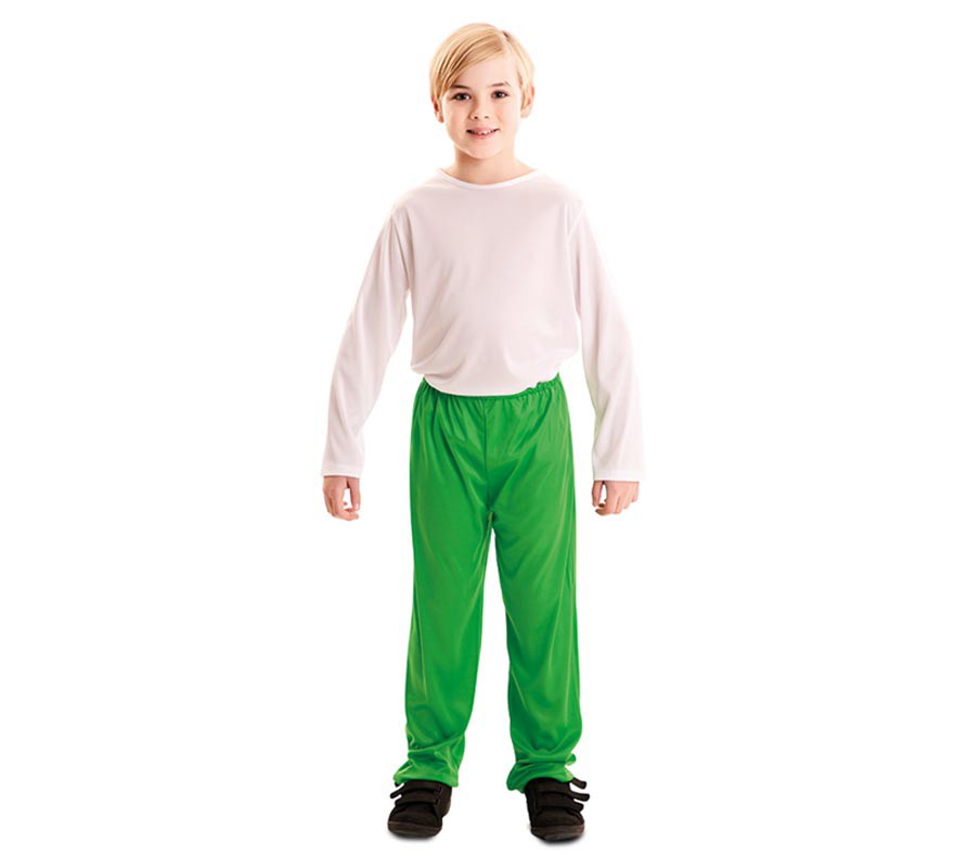 Calça verde para criança