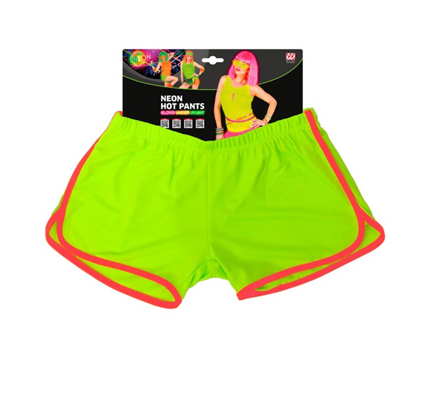 Shorts neon em várias cores para mulheres