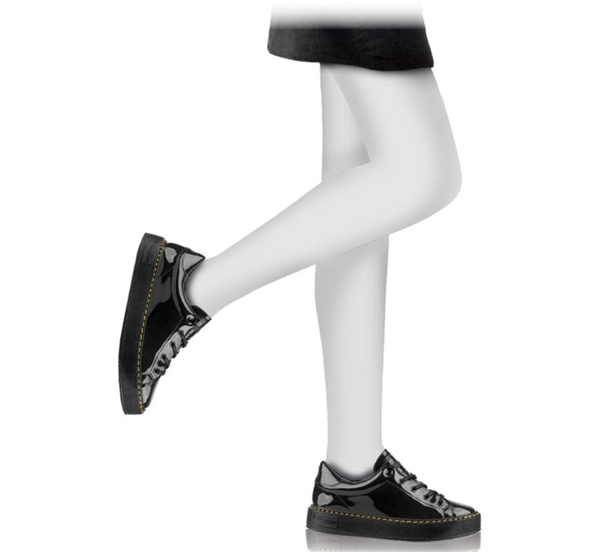 White 40 denier children's tights