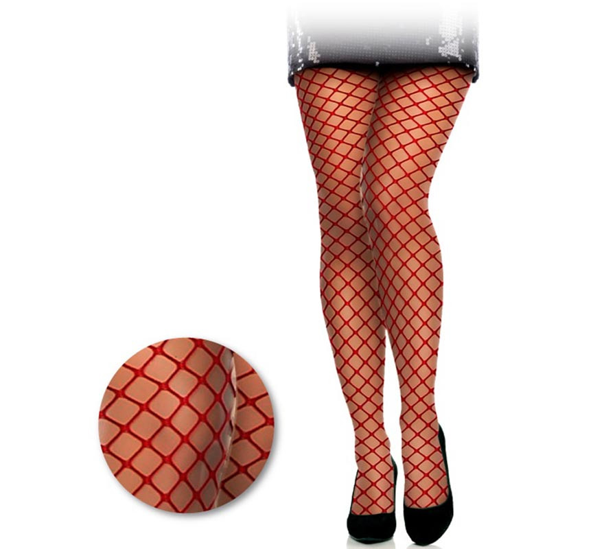 Collants de Rede Adulto em várias cores