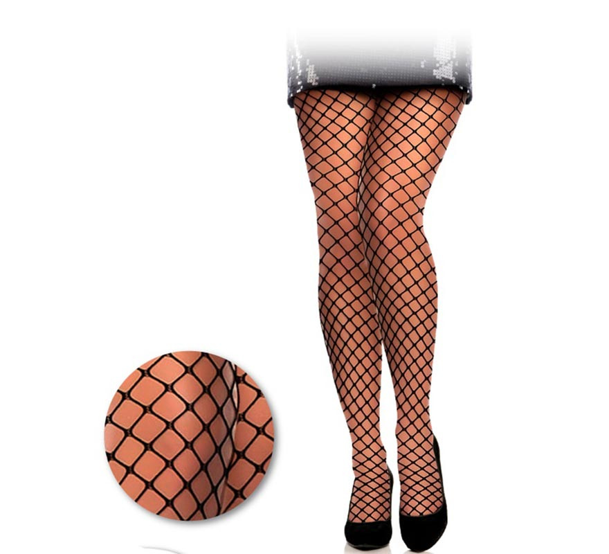 Adult black mesh panty