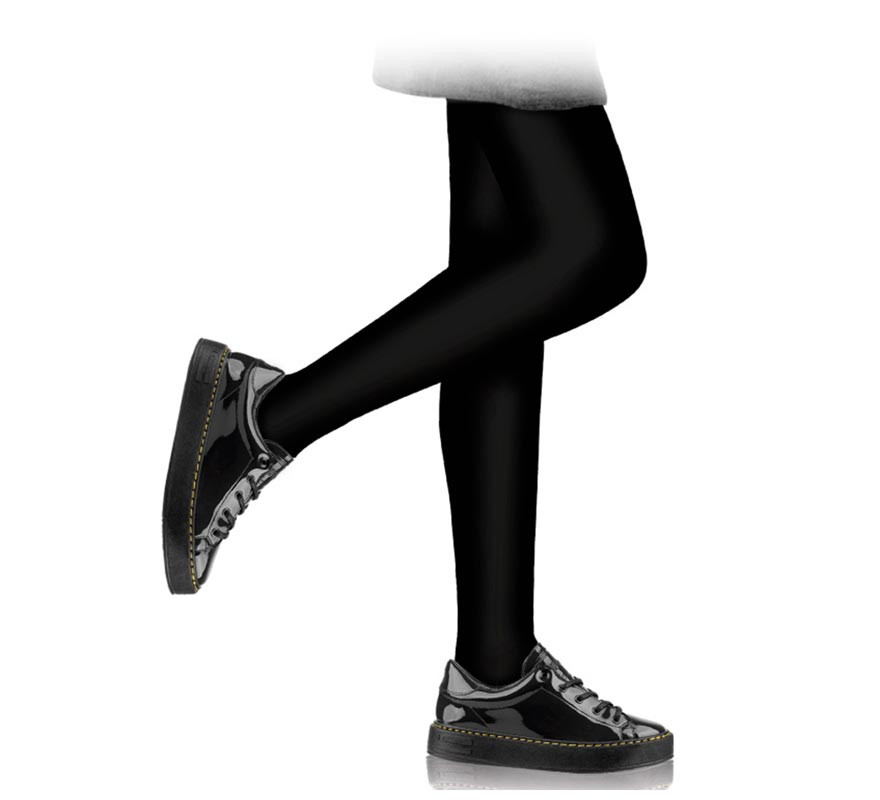 Black 40 denier children's tights