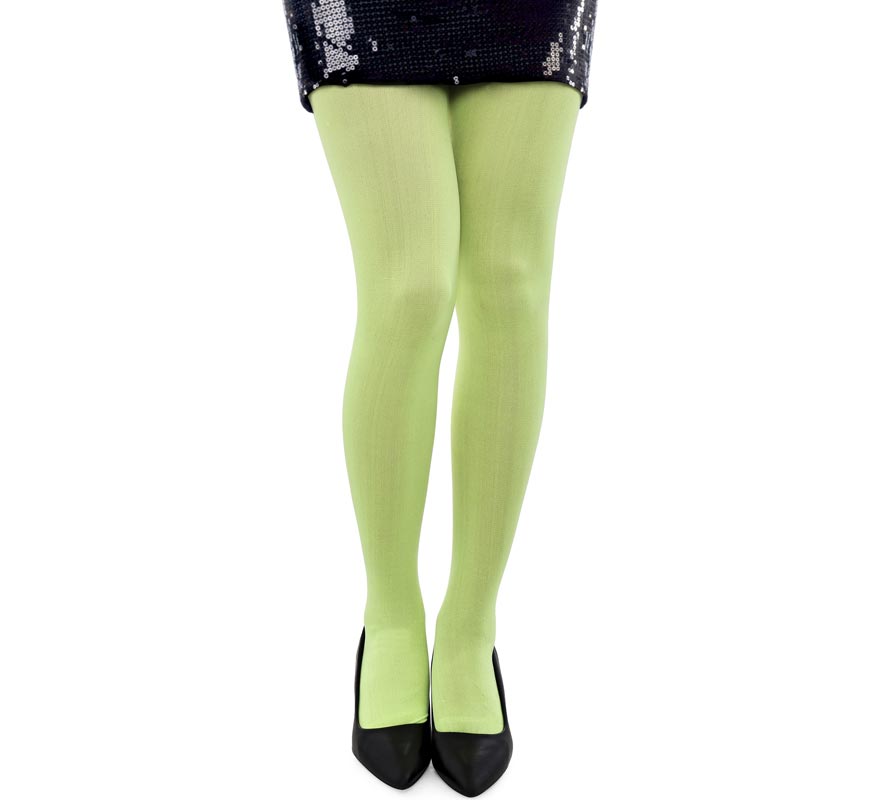 Neon yellow tights