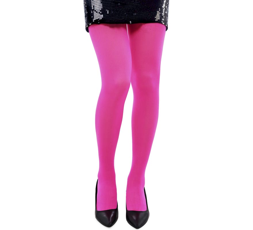 Neon pink tights