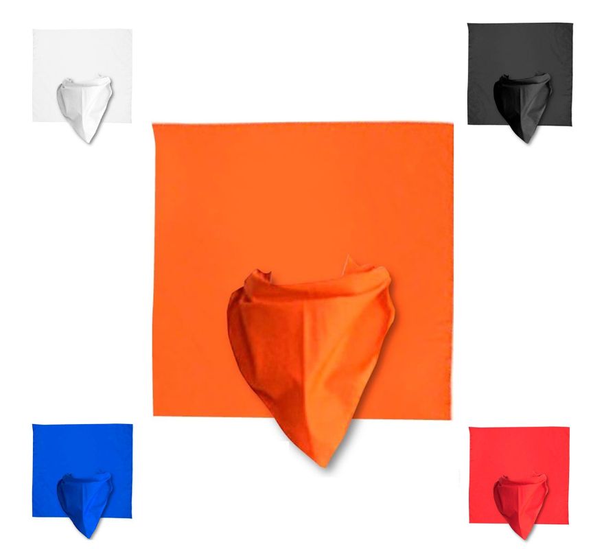 Lenço 54x54 cm para Grupos em várias cores