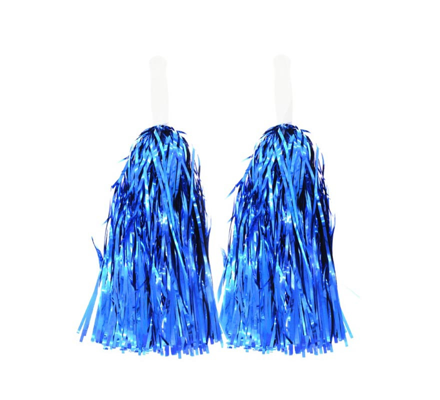 Par de Pompons Brilhantes com Pega em várias cores