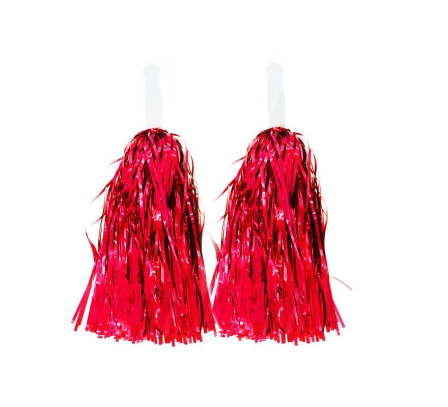 Par de Pompons Brilhantes com Pega em várias cores