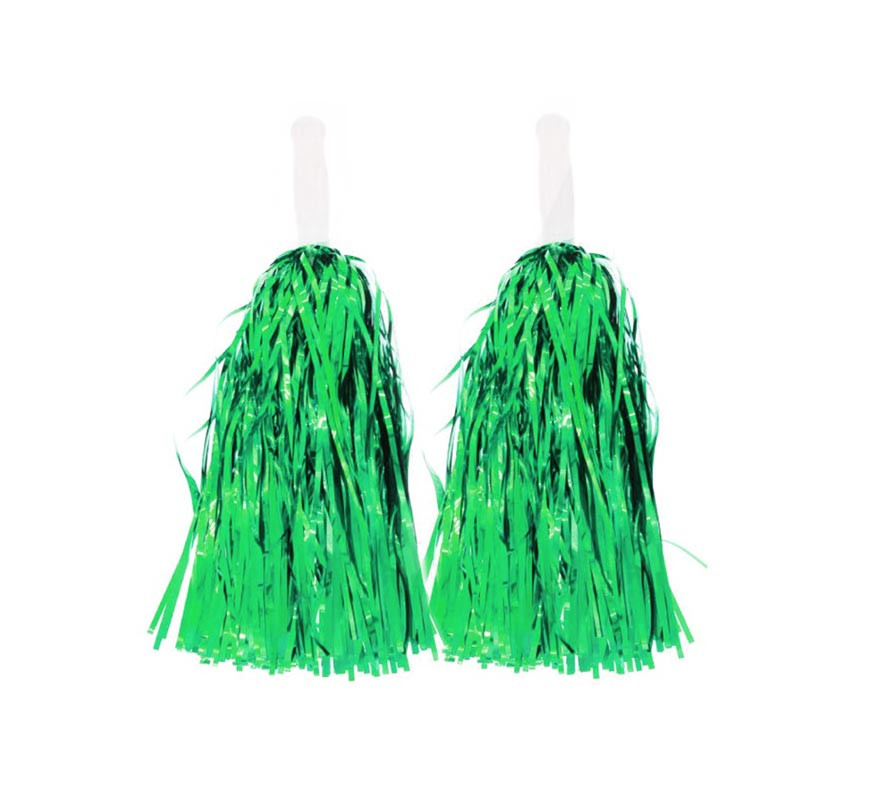 Par de Pompons Brilhantes com Pega em várias cores