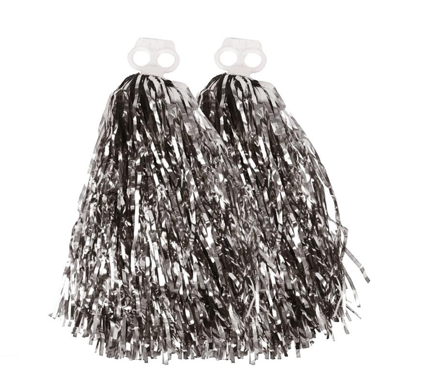 Par de Pompons Grandes com Pega de Dedos em várias cores