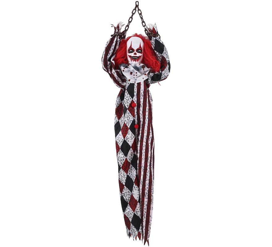 Palhaço Animado Assustador 155 cm Palhaço Animado Assustador 155 cm