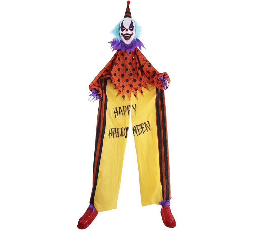 Palhaço de Pernas Longas Animado 280 cm Palhaço de Pernas Longas Animado 280 cm