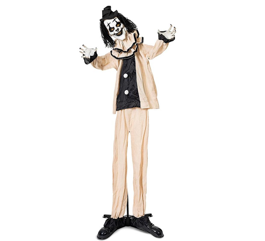 Beige and black Sinister Clown with 105x18x160 cm base