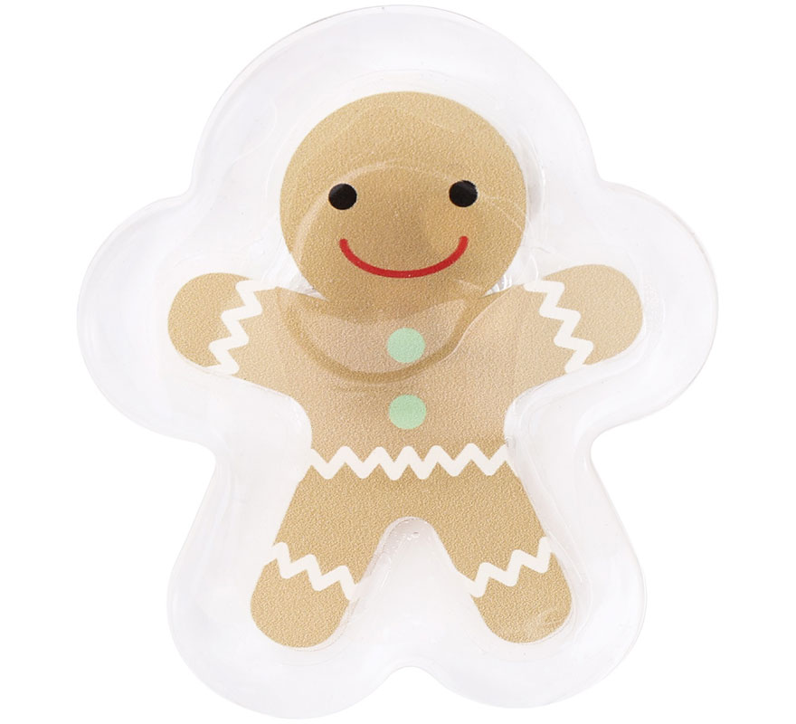 Pegatina Gel Led Galleta de Jengibre de 10x15 cm