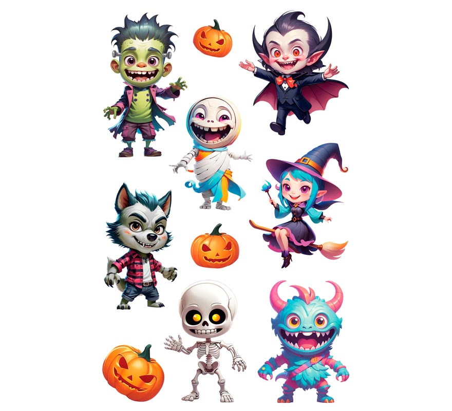Halloween Monster Stickers
