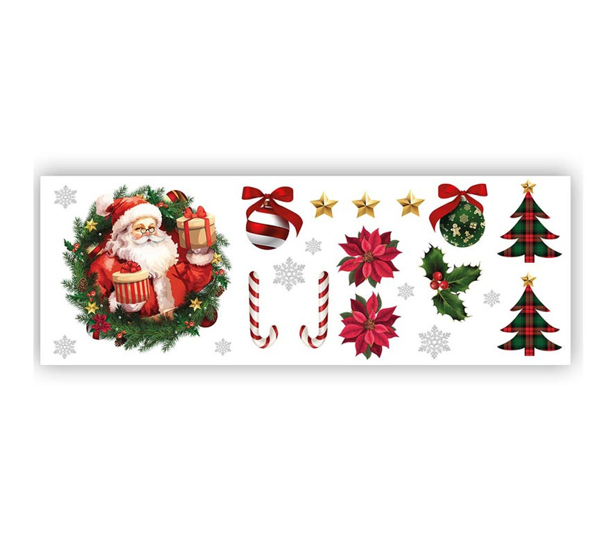 Santa Claus wall stickers 25x70 cm