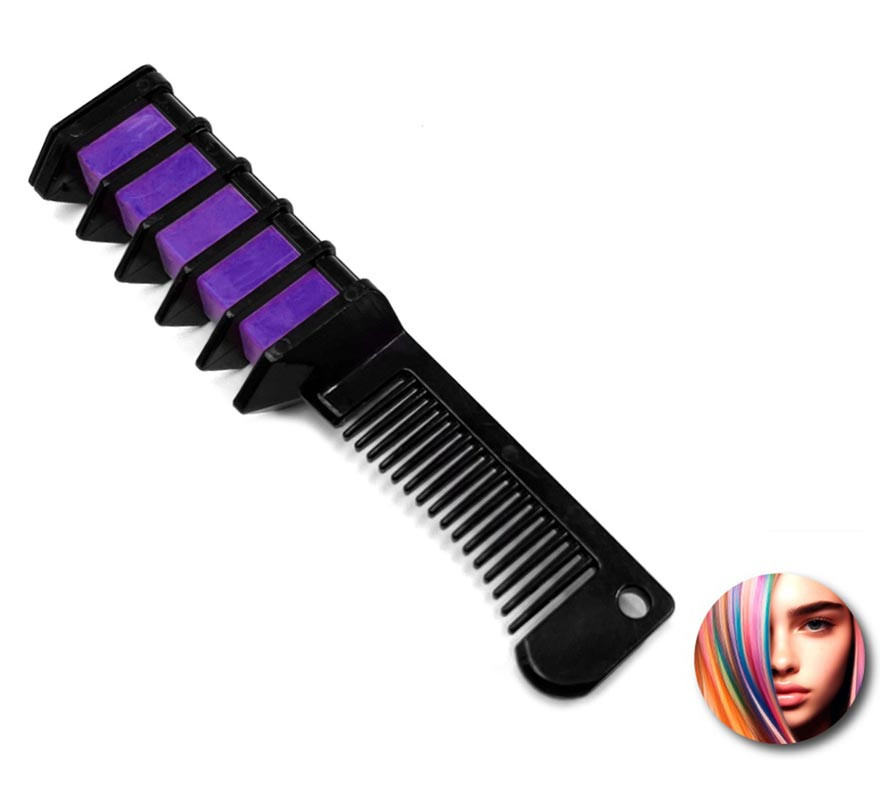 Lilac Highlight Chalk Comb