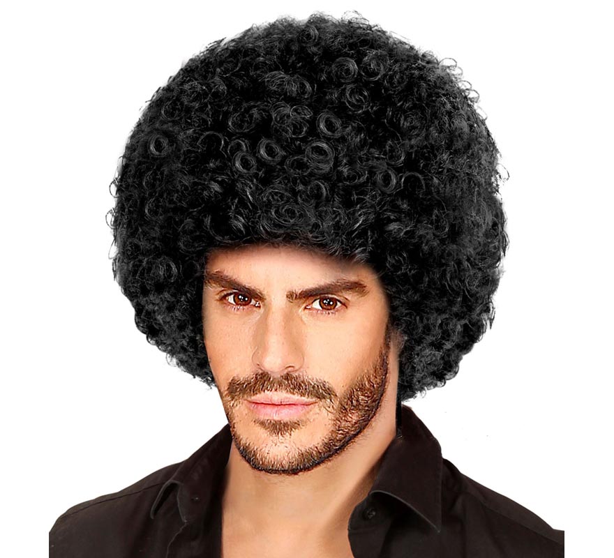 Classic black adult afro wig