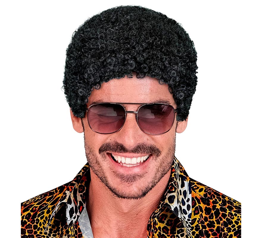 Adult Wet Look Afro Wig