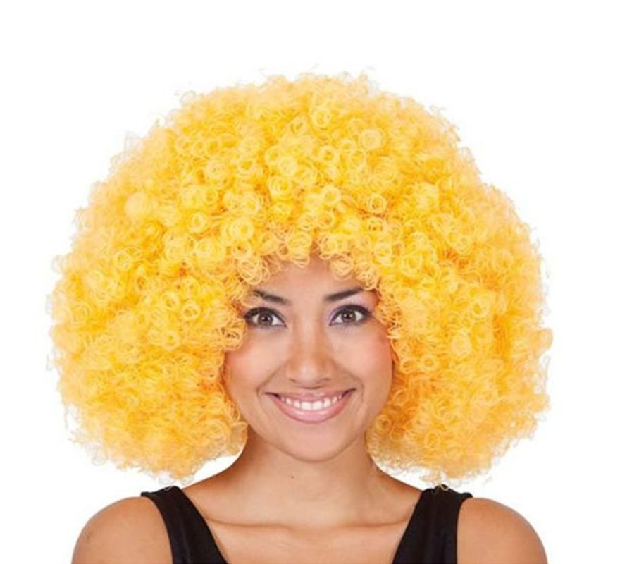Peruca afro extra grande em várias cores