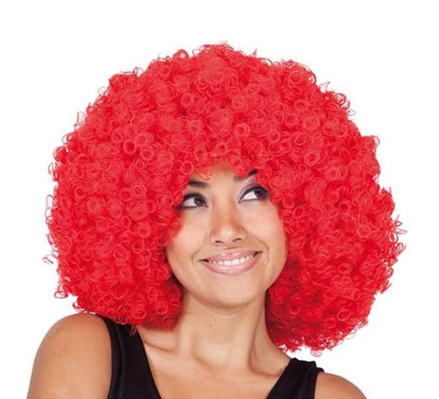 Peruca afro extra grande em várias cores