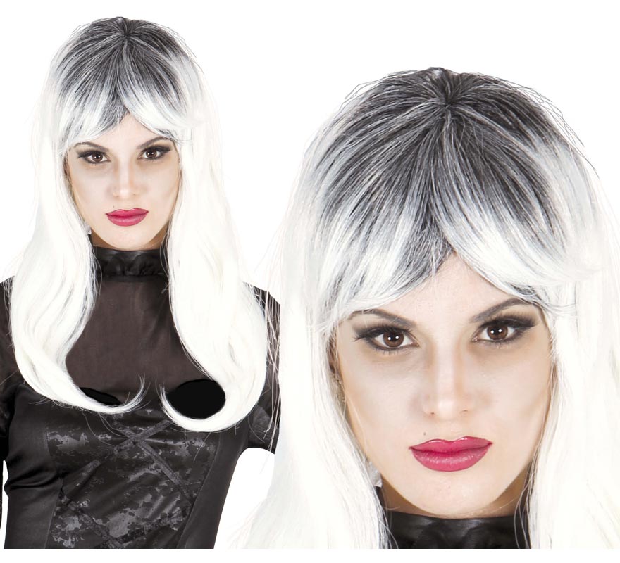 White Zombie Wig for Halloween