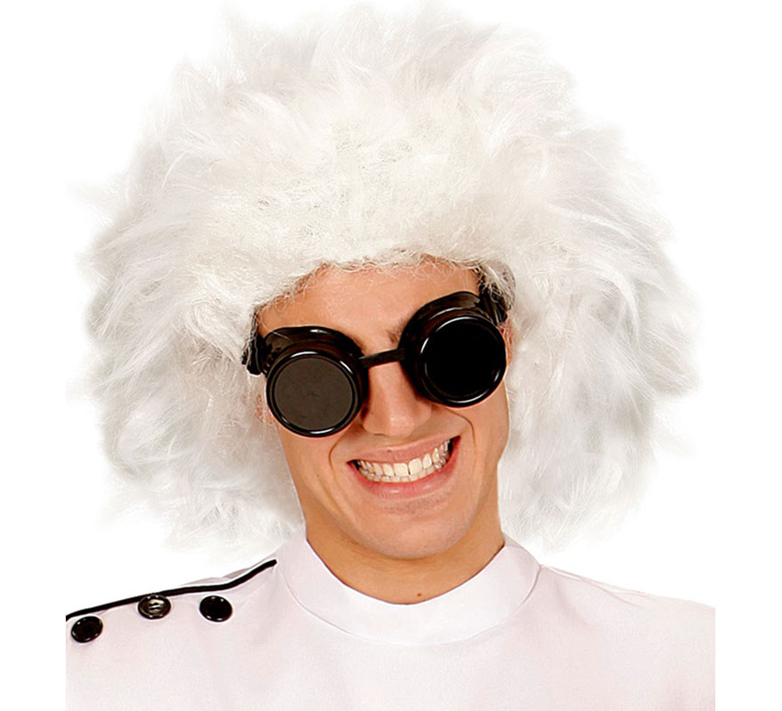White Mad Scientist Wig