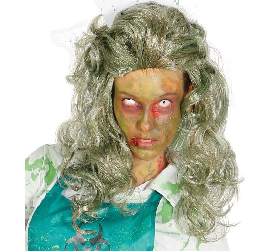 Peluca de Mujer Zombie para Halloween