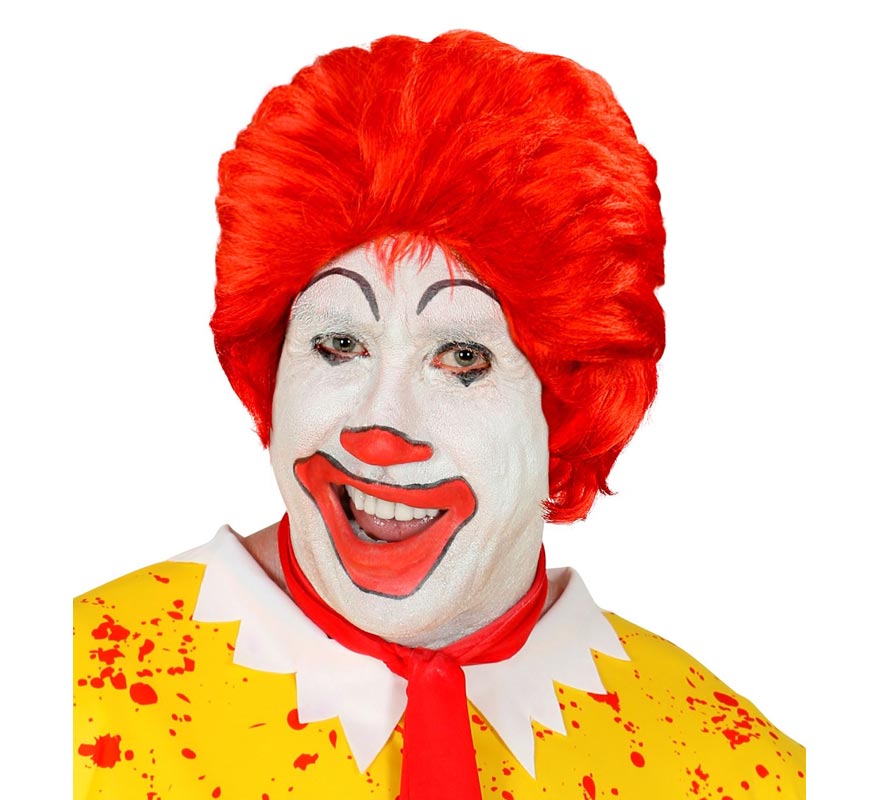 Adult Burger Clown Wig