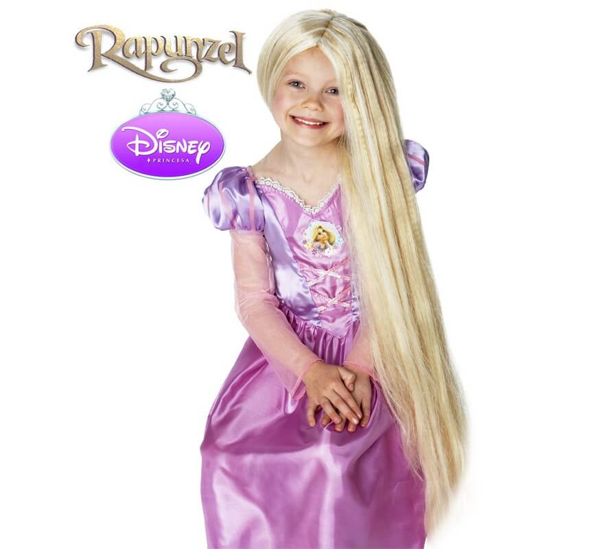 Peluca De Rapunzel De Disney para niña