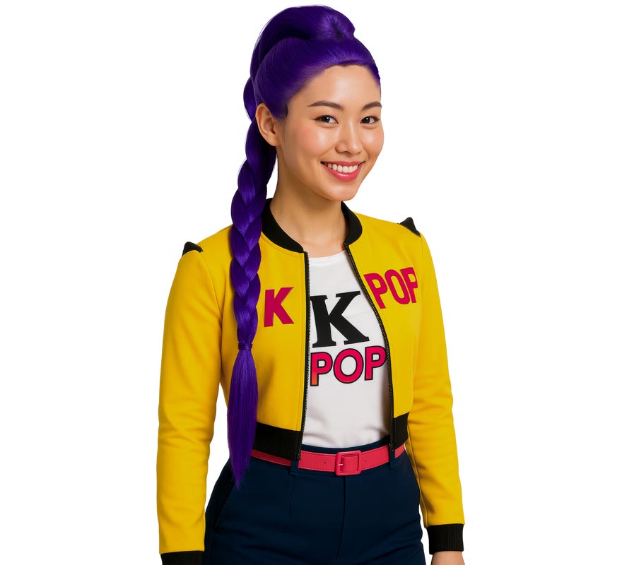 Peluca de Rumi Cazadora K-Pop