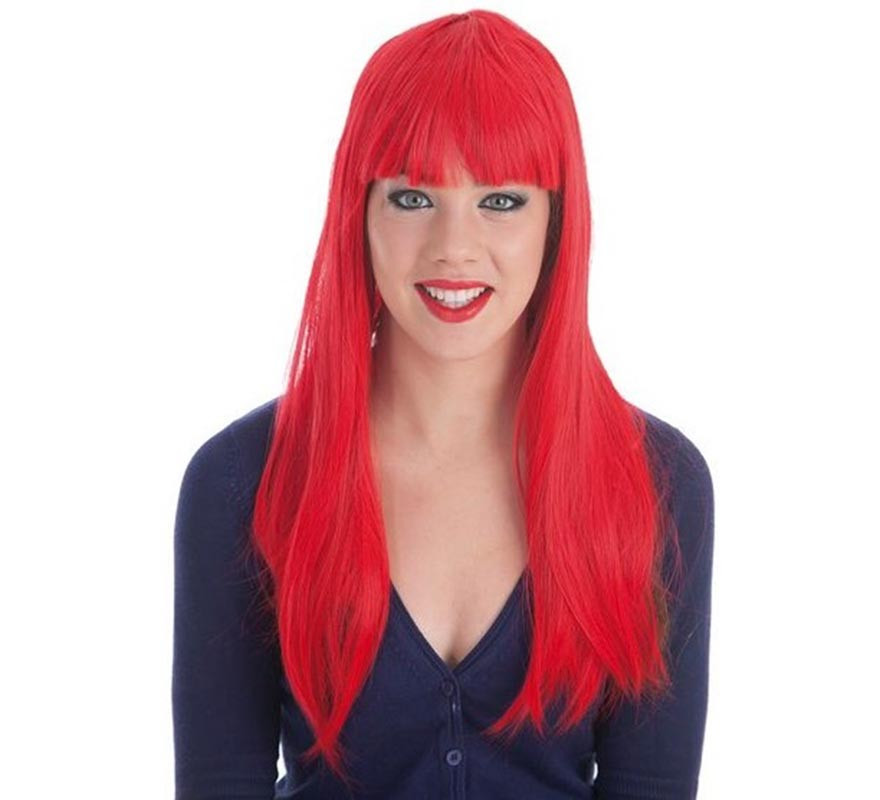 Adult Melena wig with bangs in assorted colors