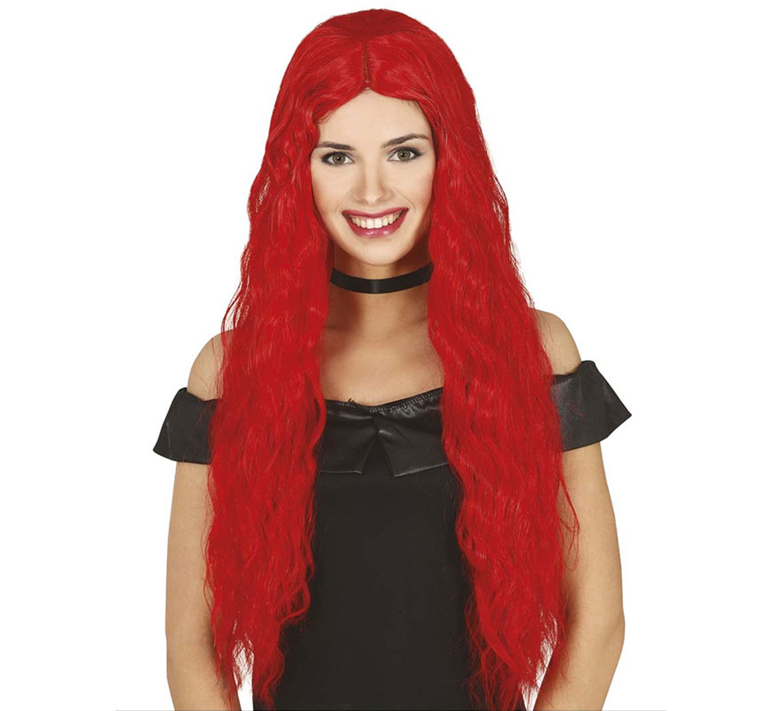 Peruca de cabelo longo ondulado em várias cores