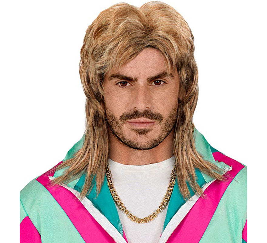 Retro 80s Mane Wig for Men