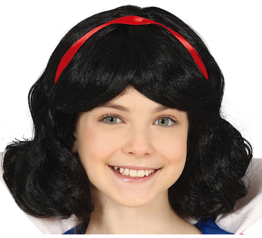 Perruque Noire Tressée Style Mercredi Addams - Pour Adulte Et Enfant - Set Avec Filet Et Collier - Fibre Haute Température - Idéale Cosplay, Halloween, Déguisement