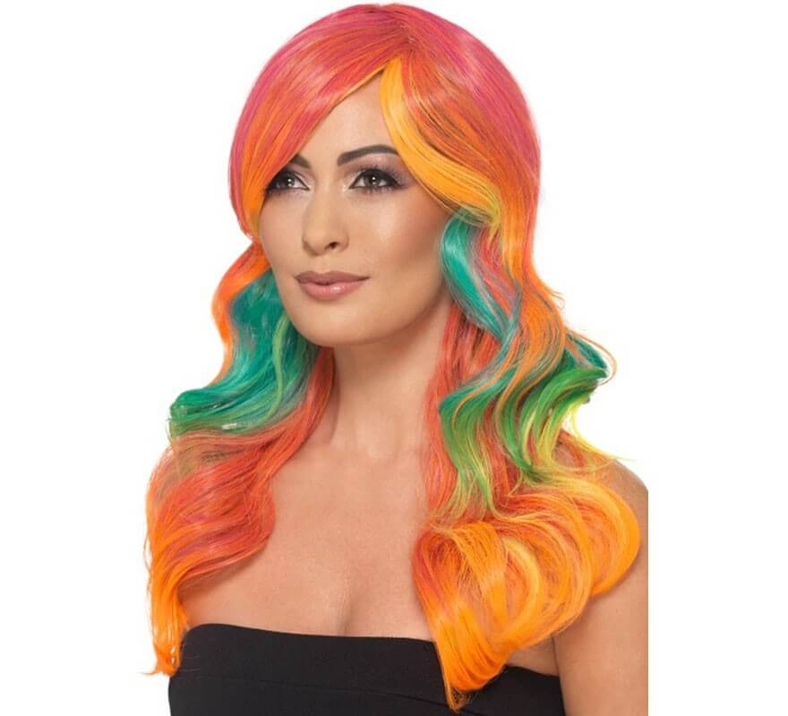 parrucca multicolor