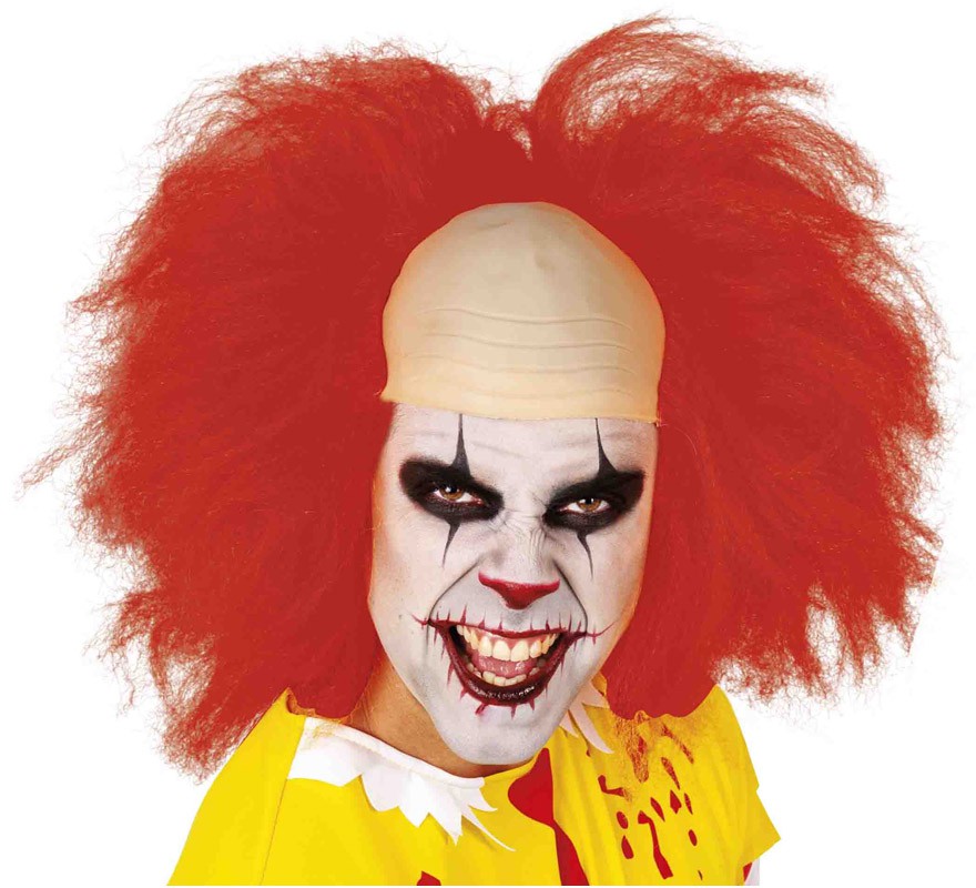 Il male Clown Parrucca Rossa