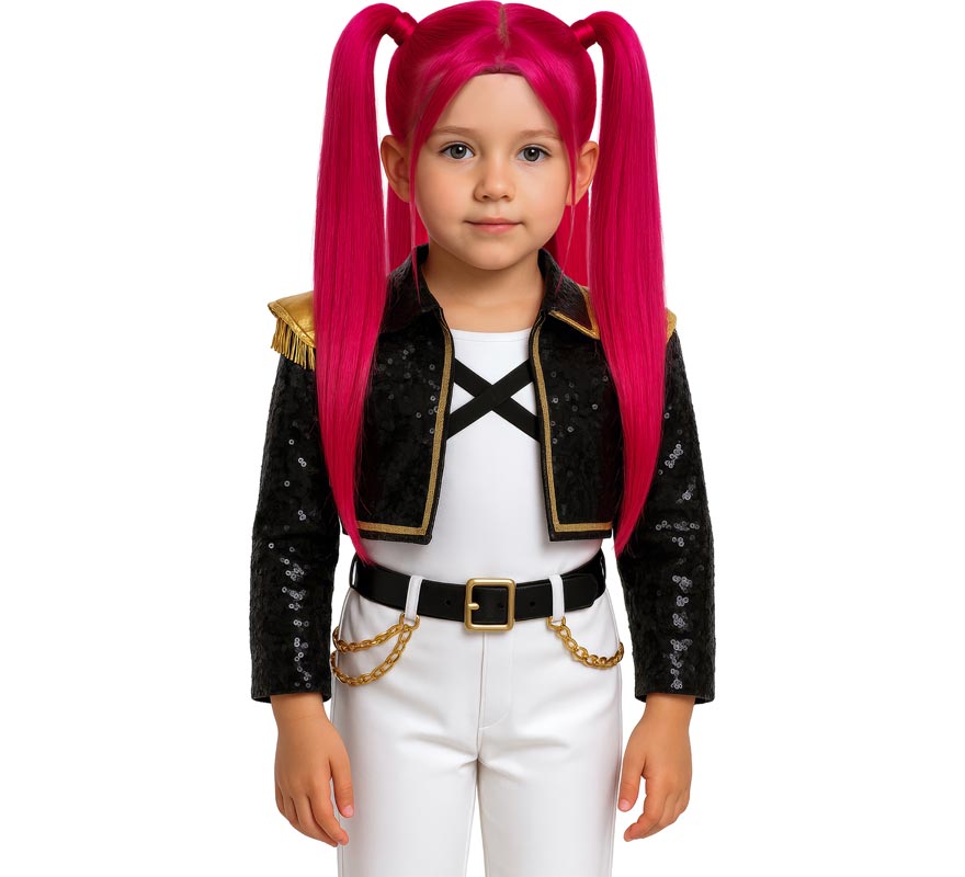 Peluca Mira Cazadora K-Pop