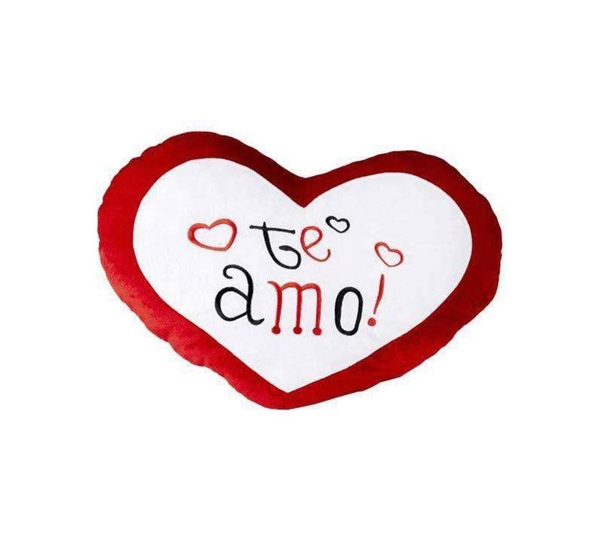 Peluche Corazón te Amo Gigante de 62 cm
