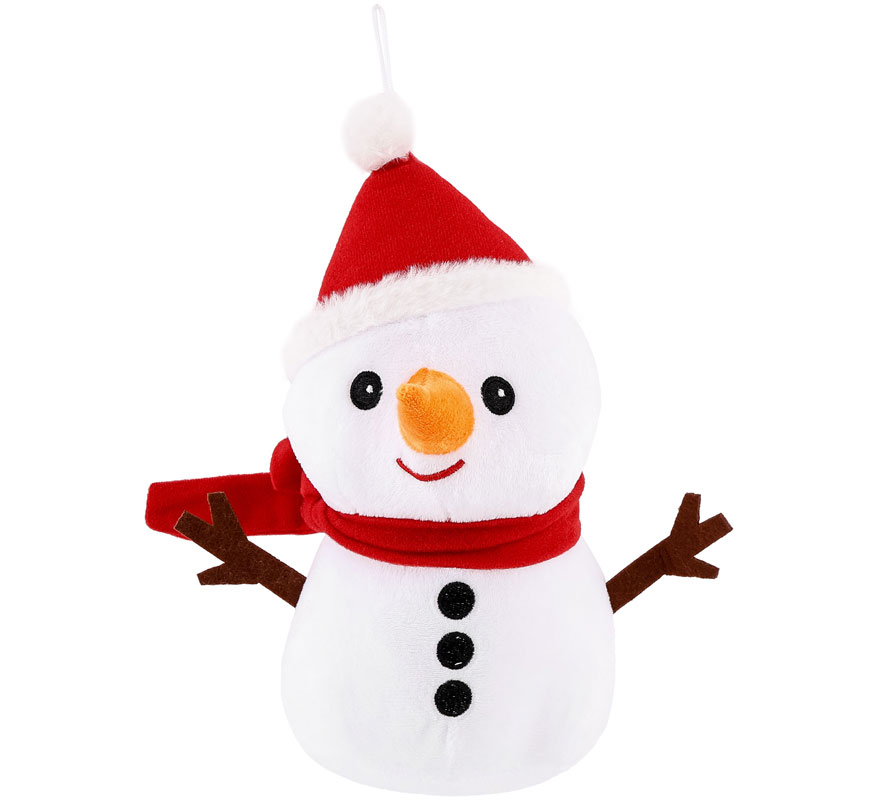 Peluche de Muñeco de nieve de 28 cm
