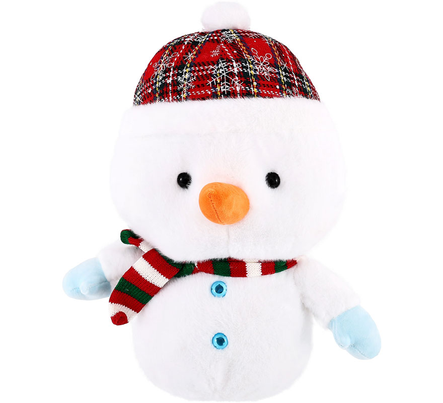 Peluche de Muñeco de nieve Suave de 25 cm