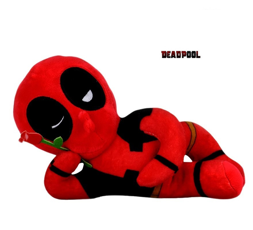 20cm Sexy Deadpool Lying Down Plush Toy