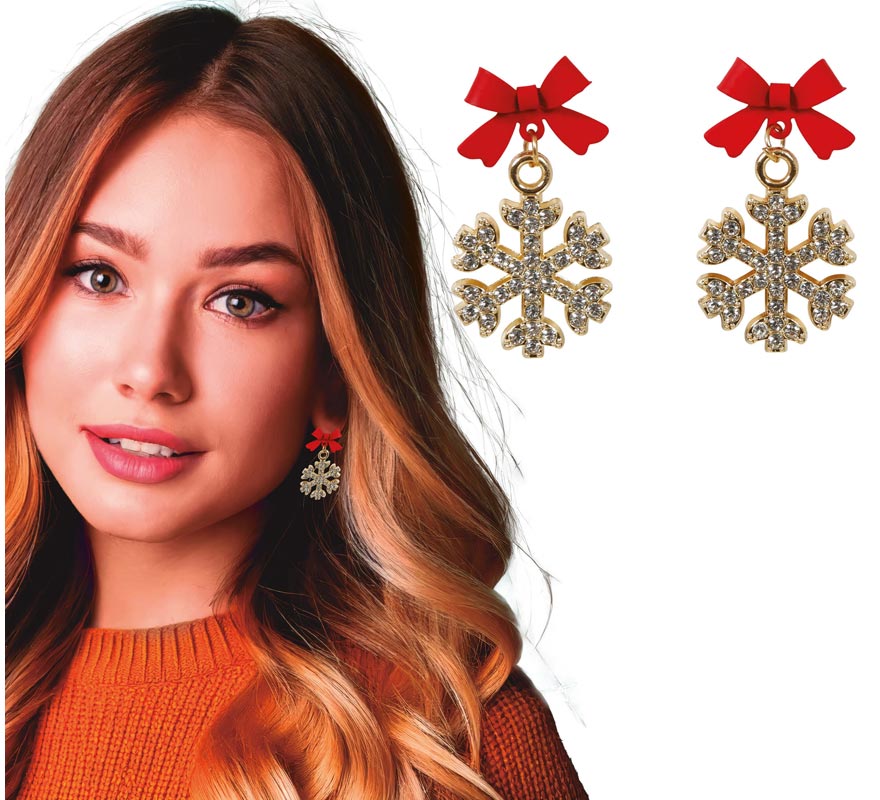 Christmas Snowflake Earrings