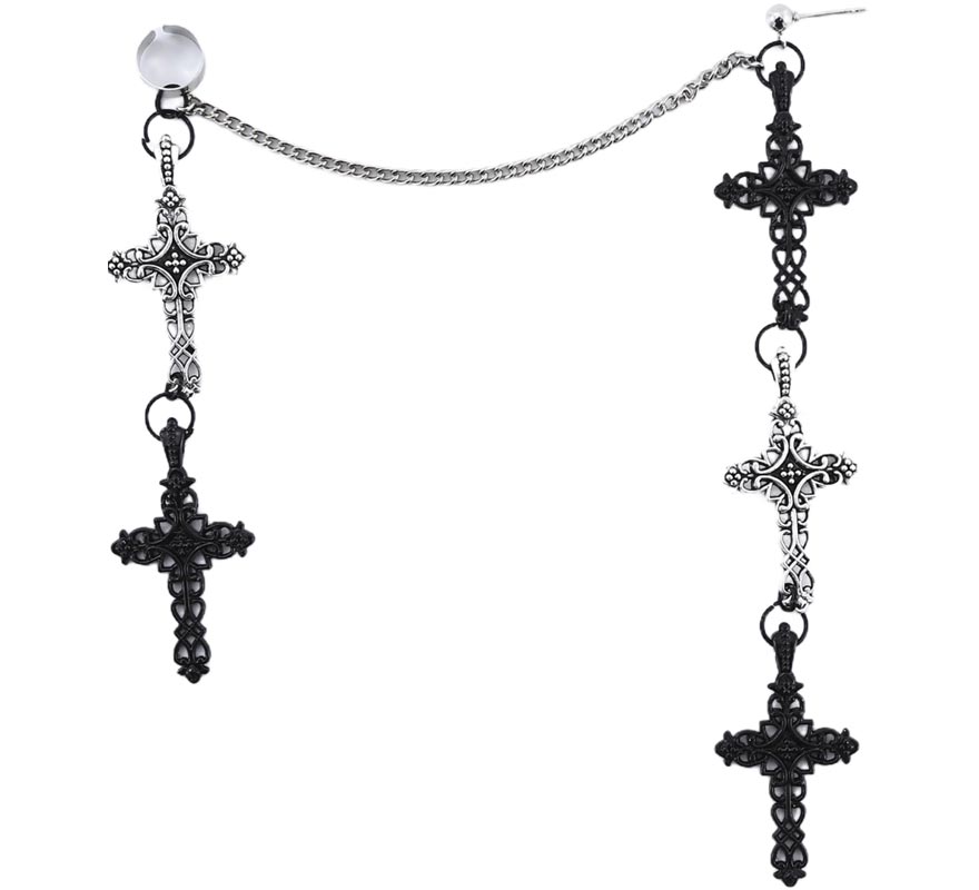 Gothic Cross Earrings