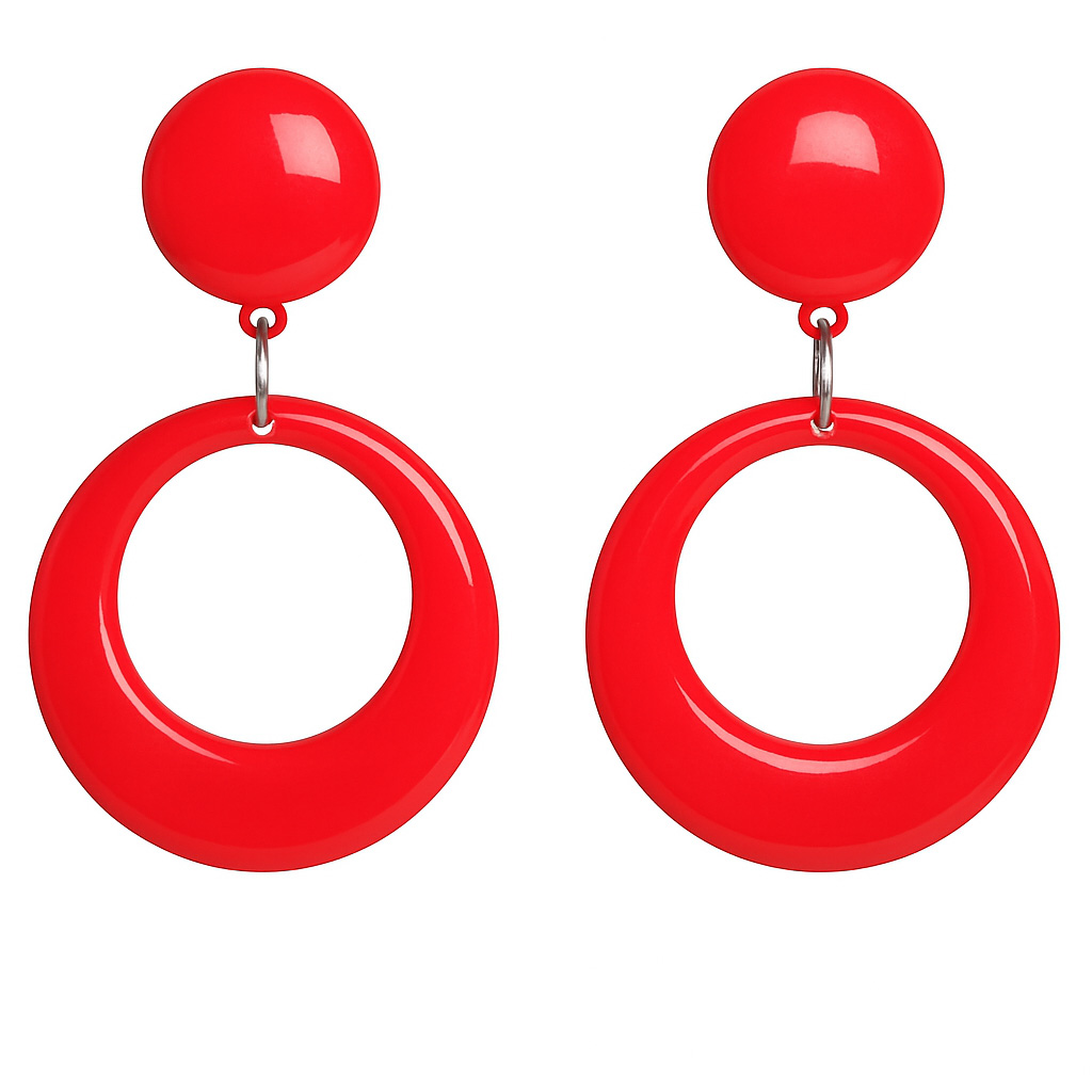 Large 9.5 cm Flamenco Earrings in various colors