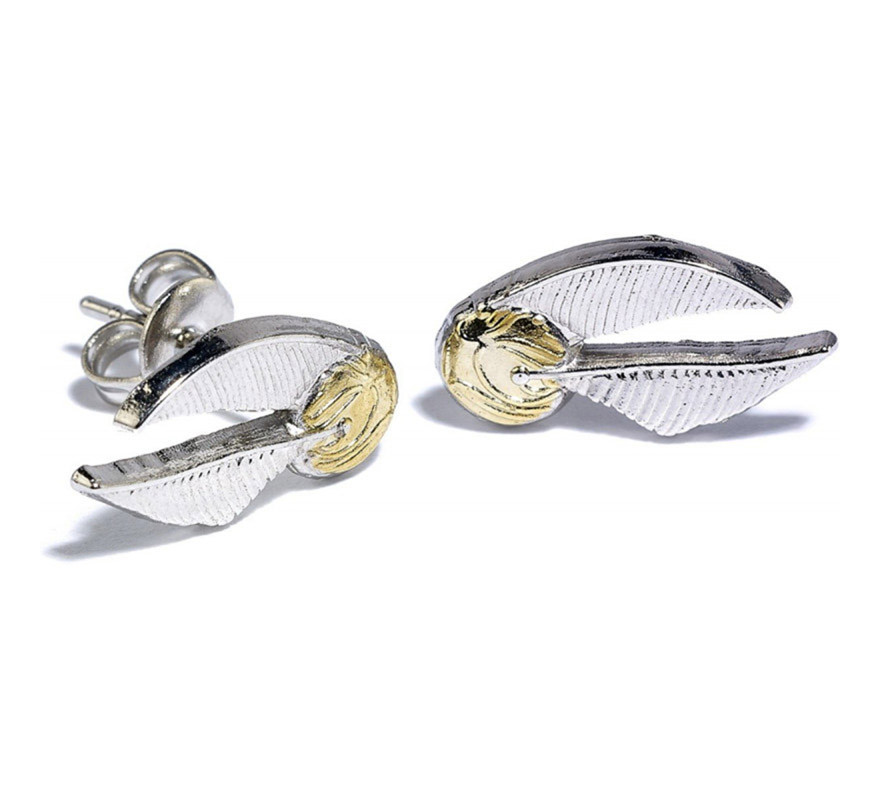 Harry Potter golden Snitch earrings