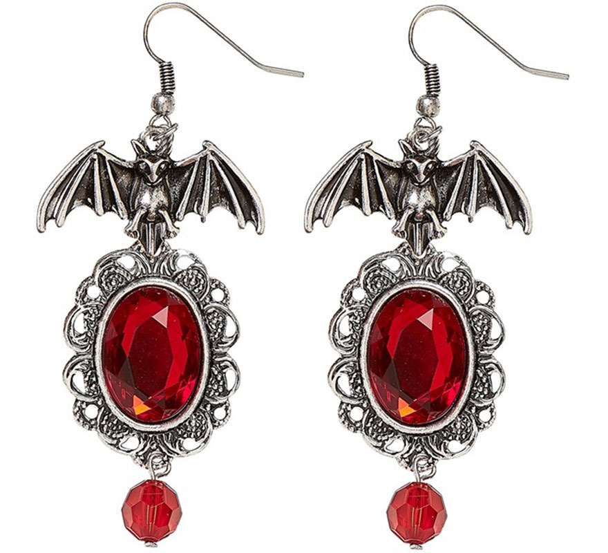 Gothic Bat Earrings