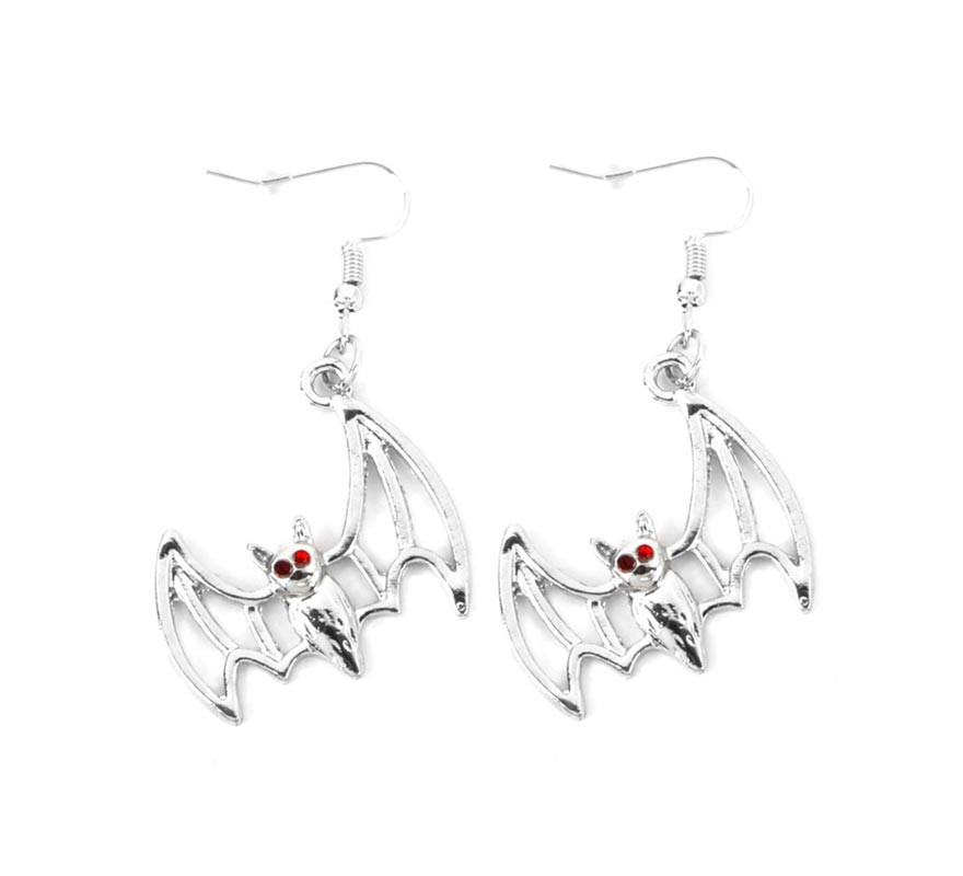 Red-eyed bat earrings