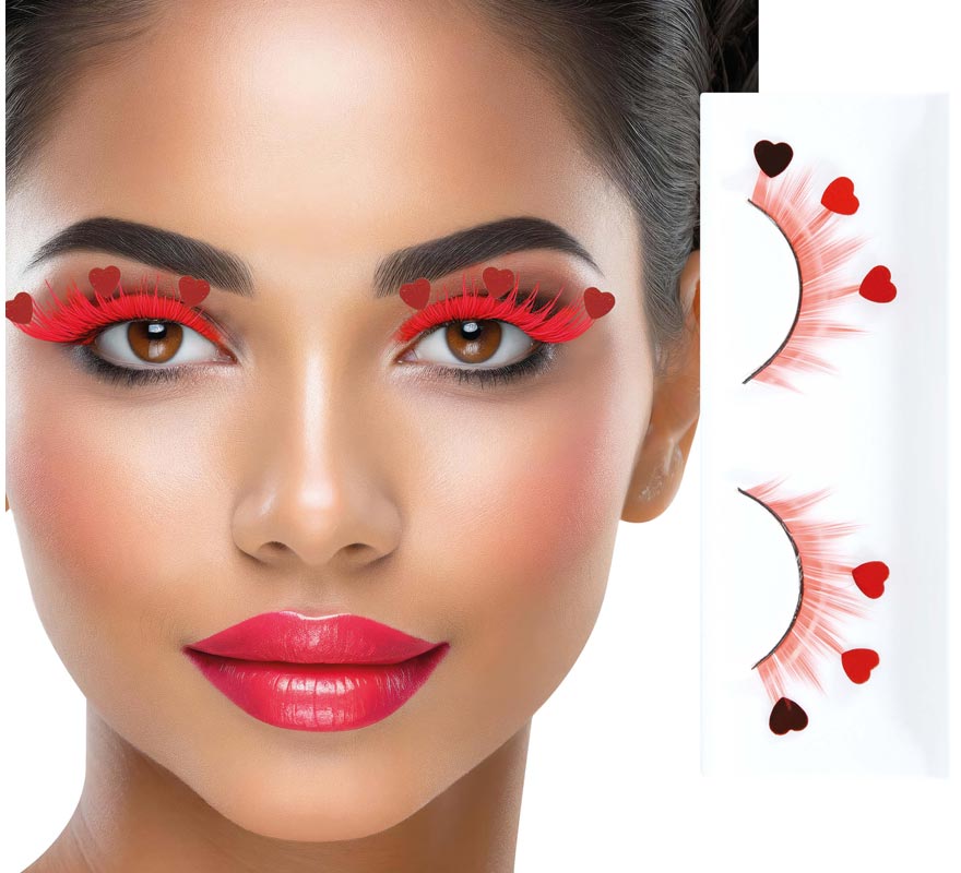 Pestañas Postizas de Corazones