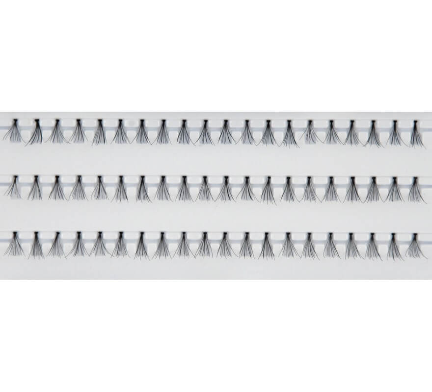 Ciglia finte di capelli veri neri