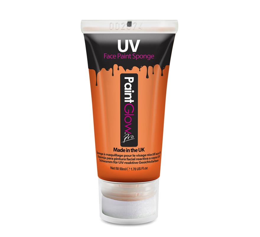 Tinta UV Facial e Corporal Tubo de 50 ml em várias cores